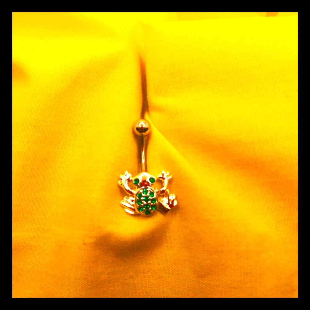 Froggy Belly Ring